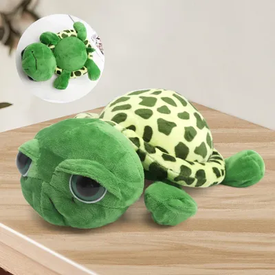 Image de Tortue en peluche, 28 cm, idéale pour les câlins