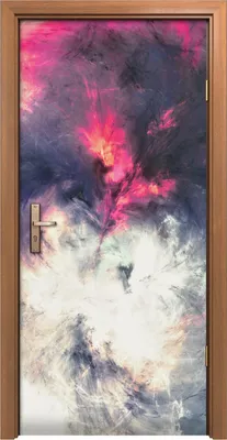 Produktbild von Türposter 90x200 cm Türaufkleber Türtapete Türfolie Klebefolie Abstrakte Malerei Künstlerisch