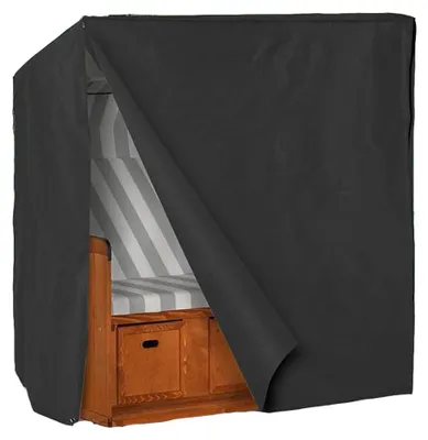Produktbild von Schutzhülle für Strandstühle, winterfest, 135 x 105 x 175 cm, wasserdicht, reißfest, UV- und wasserabweisend, Schutzhülle für Strandstühle mit Dachnetz
