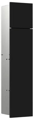 Obrázok produktu pre modul emco asis pure WC modul, 2-dielne drevené čelo, skryté, ľavý doraz, 730x170 mm, s priehradkou na náhradné rolky, 975551400