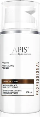 Zdjęcie produktu dla Apis - Coffee Shot - Kawowy krem do twarzy Anti-Aging z kwasem kawowym i ekstraktem z maku 100ml