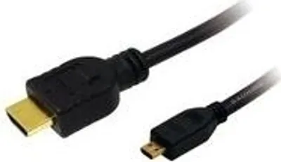Produktbild von LogiLink HDMI Kabel A-Stecker - D-Stecker Micro 1,5 m schwarz