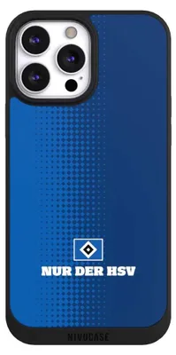 Produktbild von NIVOCASE Handyhülle für Apple iPhone 13 Pro Max  Hülle NIVOpure Case Schwarz HSV Logo Offizielles Lizenzprodukt