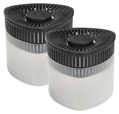 Produktbild von WENKO Luftentfeuchter Prisma 2er Set 500g Anthrazit Raumentfeuchter Entfeuchter