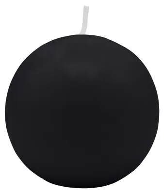 Produktbild von Kugelkerzen Schwarz Ø 70 mm, 12 Stück