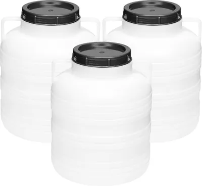 Image de Set de 20 litres, tonneau à aliments sans BPA, tonneau à pluie