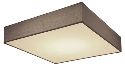 Produktbild von LED Deckenlampe, Stoff, quadrat, L 50 cm