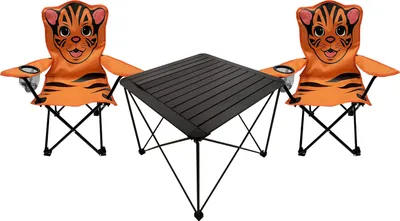 Produktbild von 3tlg Kinder Campingmöbel Set Outdoor Campingstuhl Anglerstuhl Tisch