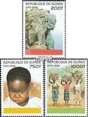 Produktbild von Briefmarken Guinea 1996 Mi 1586-1588 (kompl.Ausg.) postfrisch Freimarken