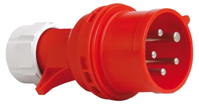 Produktbild von PCE 40829L CEE-Stecker mit Phasenwender, 16A, rot