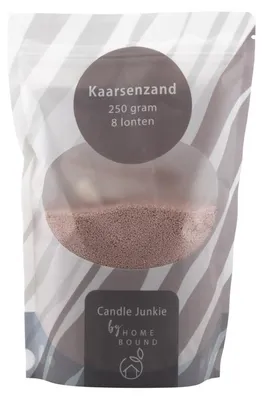 Immagine prodotto di Polvere per candele HomeBound, 250 g, con 8 stoppini, color taupe