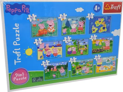 Immagine prodotto di Set di puzzle 9 in 1 - Peppa Pig