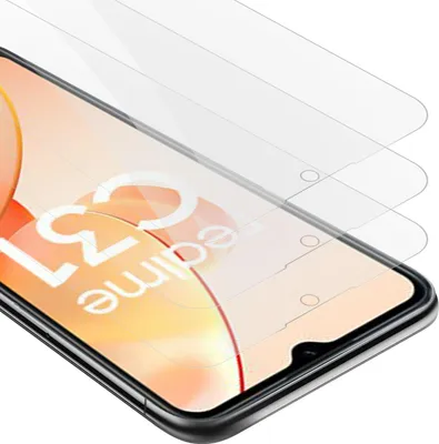 Produktbild von Cadorabo 3x Panzer Folie für Realme C31 Schutzfolie in Transparent Folie Tempered Display-Schutzglas