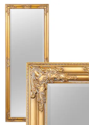 Produktbild von Eleganter Barock Spiegel BESSA 160x60cm gold-antik Holzrahmen