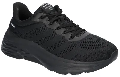 Produktbild von American Club HL213, Sportschuhe Memory Foam System, Sneaker Schnürschuhe leicht atmungsaktiv, Schwarz 44