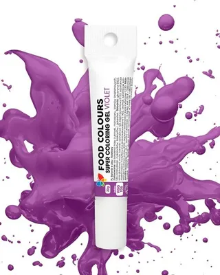 Produktbild von Lila Gel-Farbstoff, 20 g, Tube