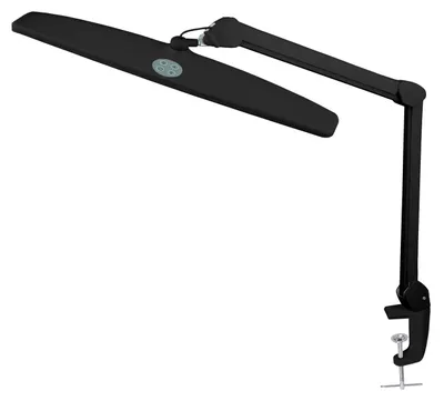 LED-Schreibtischlampe mit Klemme, 2260 Lumen, CCT, Schwarz, 58 cm