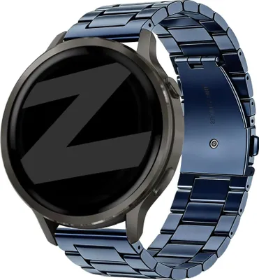 Produktbild von Bandz Stahlarmband „Classic“, passend für Garmin Vivoactive 4s / Vivomove 3s / Venu 4 (41 mm) / Venu 3s / Venu 2s / Forerunner 265s – Silber/Gold