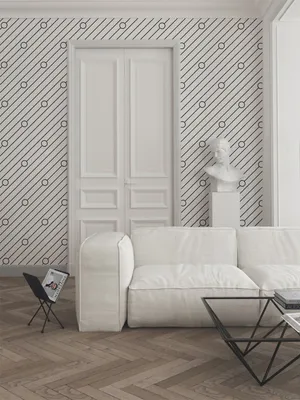 Produktbild von Coloray Fototapete 360x250 cm Latextapete Magicstick - Geometrische geometrische kleidige Kreise