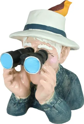 Produktbild von Gartenfigur Opa Paschulke Spanner mit Fernglas Figur Mann mit Fernglas Zaungucker