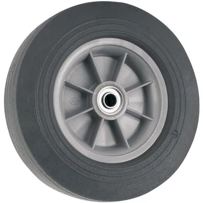 10-Zoll-Ersatzrad pannensicherer Vollgummi-Reifen, 300 kg, schwarz
