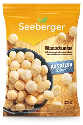 Produktbild von Macadamia - geröstet & gesalzen: 125 g Inhalt: 125 g