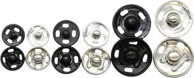 Produktbild von Metall-Druckknöpfe 8-15 mm 18 Stück
