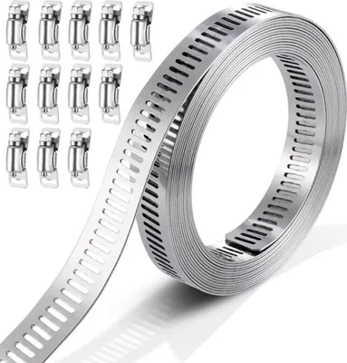 Produktbild von Schlauchschellen, Schlauchschellen aus Edelstahl 304, verstellbare Schlauchschellen, Schlauchschellen aus Edelstahl