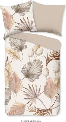 Produktbild von Duvet cover Good Morning 135x200 + 1* 80x80 cm - leaves