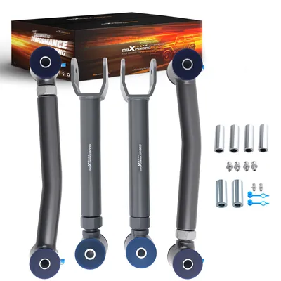 Image de 4 bras de suspension avant réglables pour Jeep TJ 1997-2006 et Cherokee XJ 1984-2001