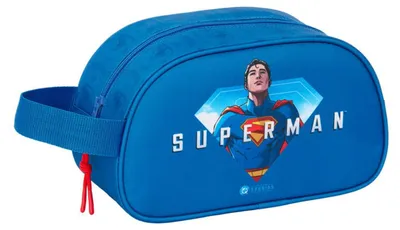 Produktbild von Safta Superman Kulturbeutel Blau Blau One Size