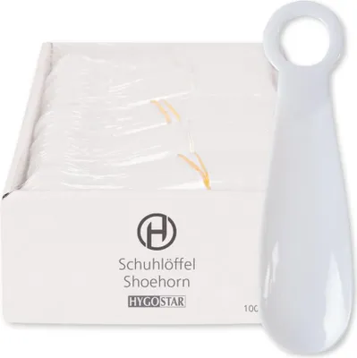 Produktbild von Schuhlöffel 556115 weiß 100 Stück Packung mit 10 Stück