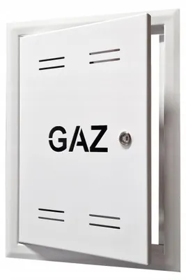 Produktbild von Laco Gas-Revisionsklappe Metall Weiß 250x350mm Abschließbar