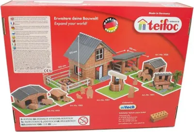 Produktbild von Teifoc Steinbaukasten Bauernhof 4920