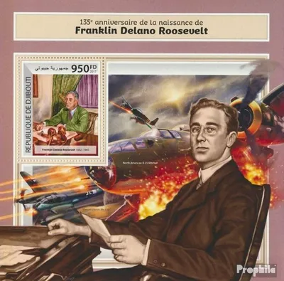 Produktbild von Briefmarken Dschibuti 2017 Mi Block 962 (kompl. Ausg.) postfrisch Franklin D. Roosevelt