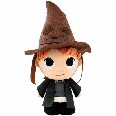 Produktbild von Funko Harry Potter Super Cute Plüschfigur Ron w/ Sorting Hat 18 cm FK39513