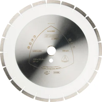 Produktbild von Klingspor DT 900 U Diamanttrennscheiben, 300 x 2,8 x 30 mm 21 Segmente 40 x 2,8 x 10 mm, Engverzahnt