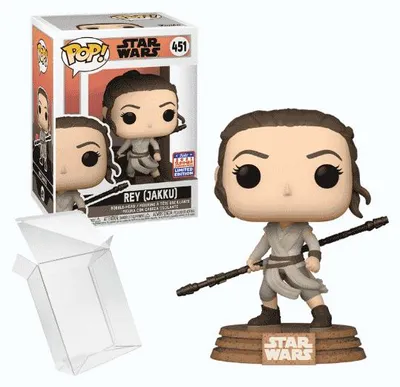 Produktbild von Funko Pop! Star Wars: Star Wars - Rey (Jakku) #451 (2021 Summer Convention Exclusive)