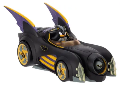 Produktbild von Jakks Pacific Sega Sonic X Dc Batmobile & Shadow 6 Cm Figur Schwarz Schwarz One Size