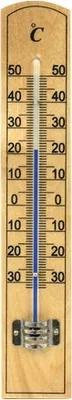 Image de Thermomètre d'ambiance Mini II 1208, 200x35 mm, bois