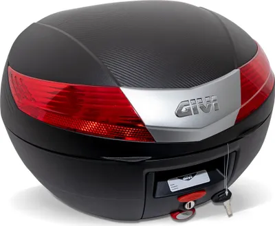 Produktbild von GIVI Monokey® V40 Topcase, schwarz/rot, 40 ltr.