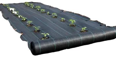 Productafbeelding van Worteldoek, hoge waterdoorlaatbaarheid, duurzame bodembedekking, legergroen