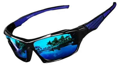 Produktbild von Outdoor-Radbrille mit UV-Schutz, winddicht, leicht, polarisiert, für Damen und Herren, Motorrad- und Fahrradsportbrille C