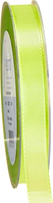 Produktbild von 50m × 15mm Visco Dekoband Taftband Schleifenband Geschenkband Stoffband Taft Schleife, Farbe:limone