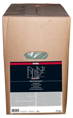 Produktbild von E-COLL Wachskehrspäne 25kg blau