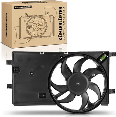 Image de Frankberg 1x Ventilateur de refroidissement de moteur pour Fiat Fiorino Citroën Nemo Peugeot Bipper