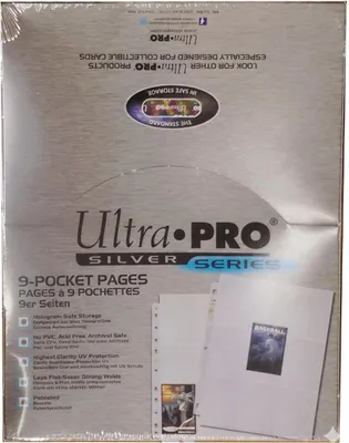 Produktbild von Ultra Pro 9-Pocket Pages Silver Series