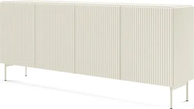 Obrázok produktu pre FURNLUX Komoda Muti Beige 195 cm / Hlavná farba: béžová / Rozmery: 195 x 81 x 40 cm