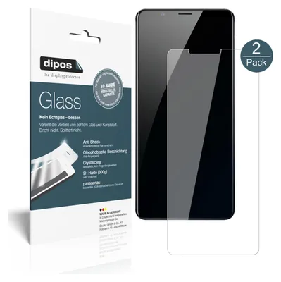 Produktbild von 2x Schutzfolie für Nubia Red Magic - Anti-Shock 9H Folie Glass Displayfolie