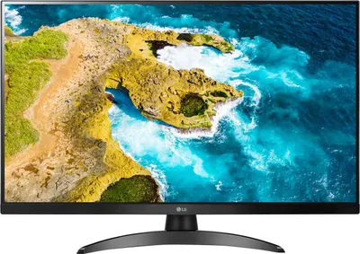 Produktbild von Monitor LG 27TQ615S-PZ, 27,0" IPS, Smart webOS, TV-Tuner DVB-T2/C /S2, 1000:1, Mega DFC, 250cd, Full HD (1920 x 1080), WLAN, LAN, AirPlay, HDMI, CI-Steckplatz, USB 2.0, Bluetooth, AI Sound, Lautsprecher, Schwarz